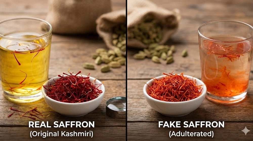 Real Vs Fake Kashmiri Saffron: 7 Checks Every Buyer Should Know